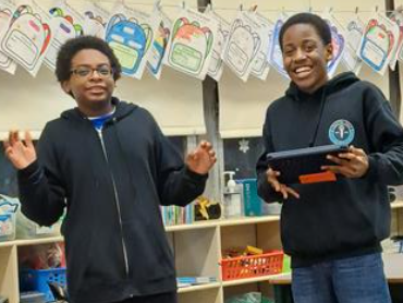 Albert & Isaiah- Outreach @Norview Elementary